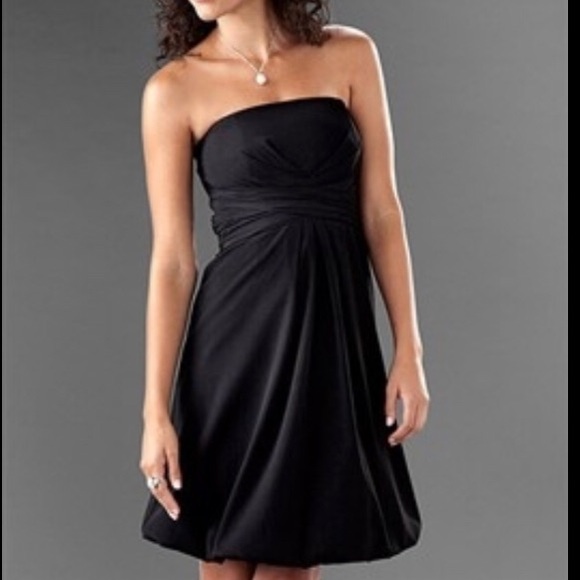White House Black Market Dresses & Skirts - WH|BM Black Strapless Bubble Dress